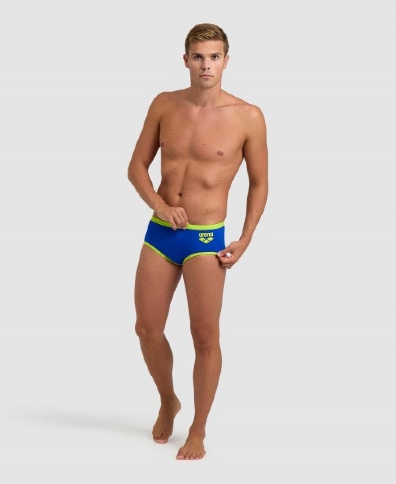 Blue Arena One Big Logo Men's Briefs | 75380820