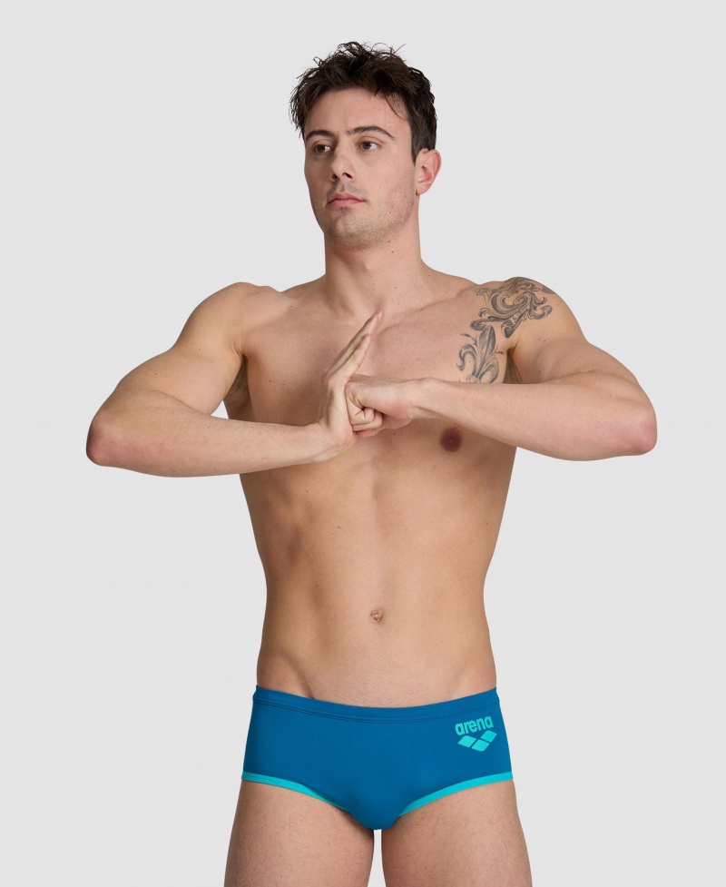 Blue Arena One Big Logo Men\'s Briefs | 91601430