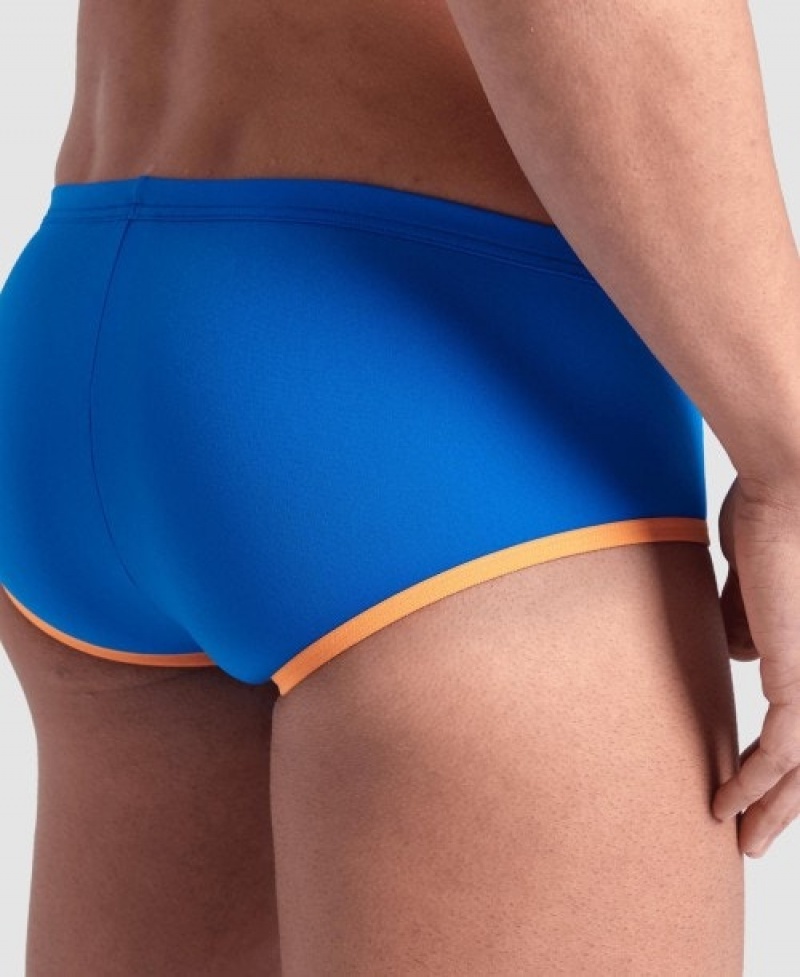 Blue Arena One Big Logo Men's Briefs | 9232176