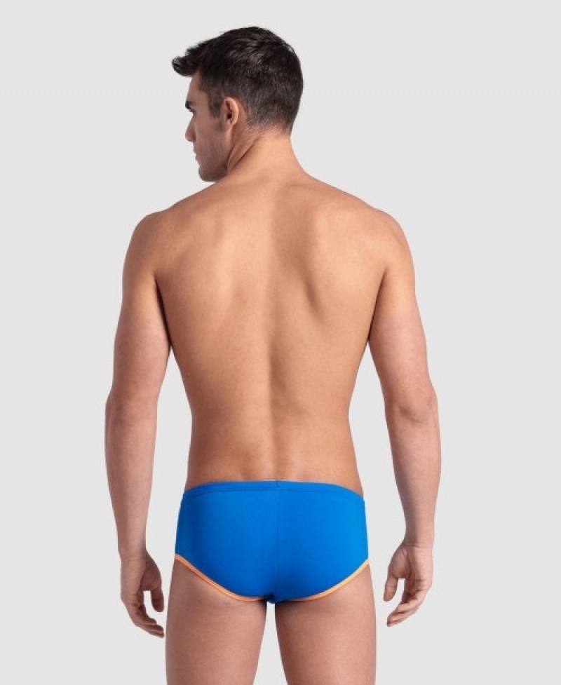 Blue Arena One Big Logo Men's Briefs | 9232176