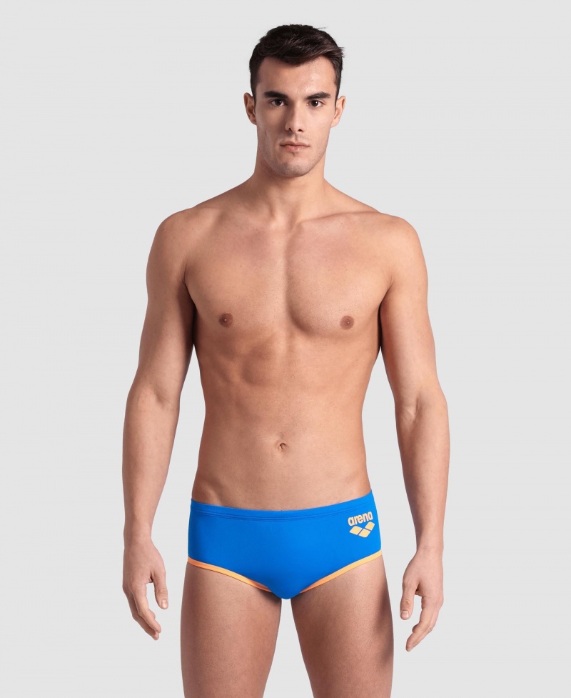 Blue Arena One Big Logo Men's Briefs | 9232176