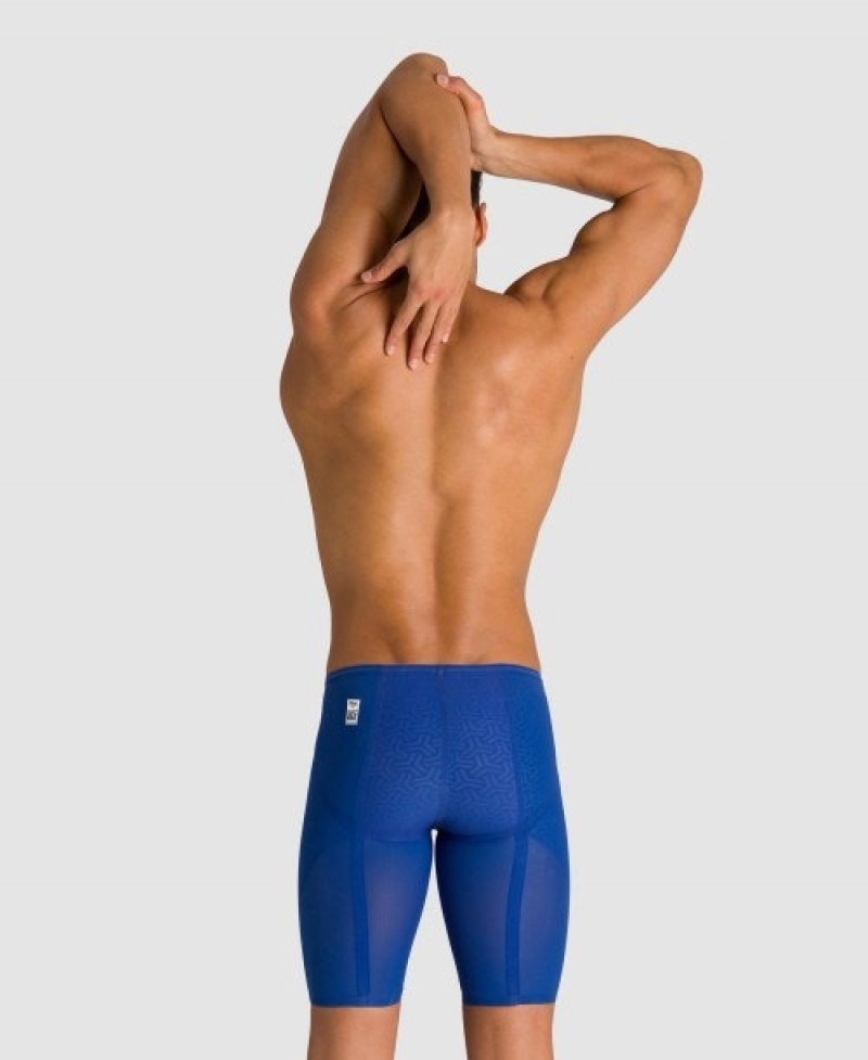 Blue Arena Powerskin Carbon Glide Jammer Men's Racing Suit | 80823686