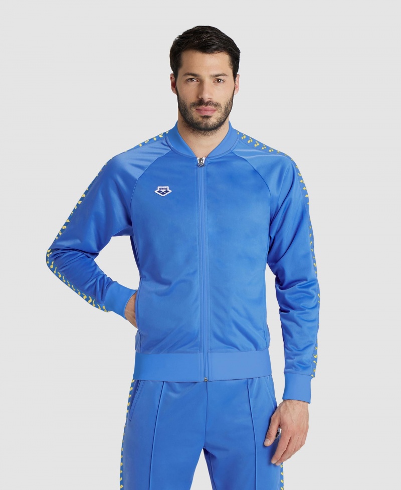 Blue Arena Relax Iv Team Full-zip Men\'s Jackets | 73256123