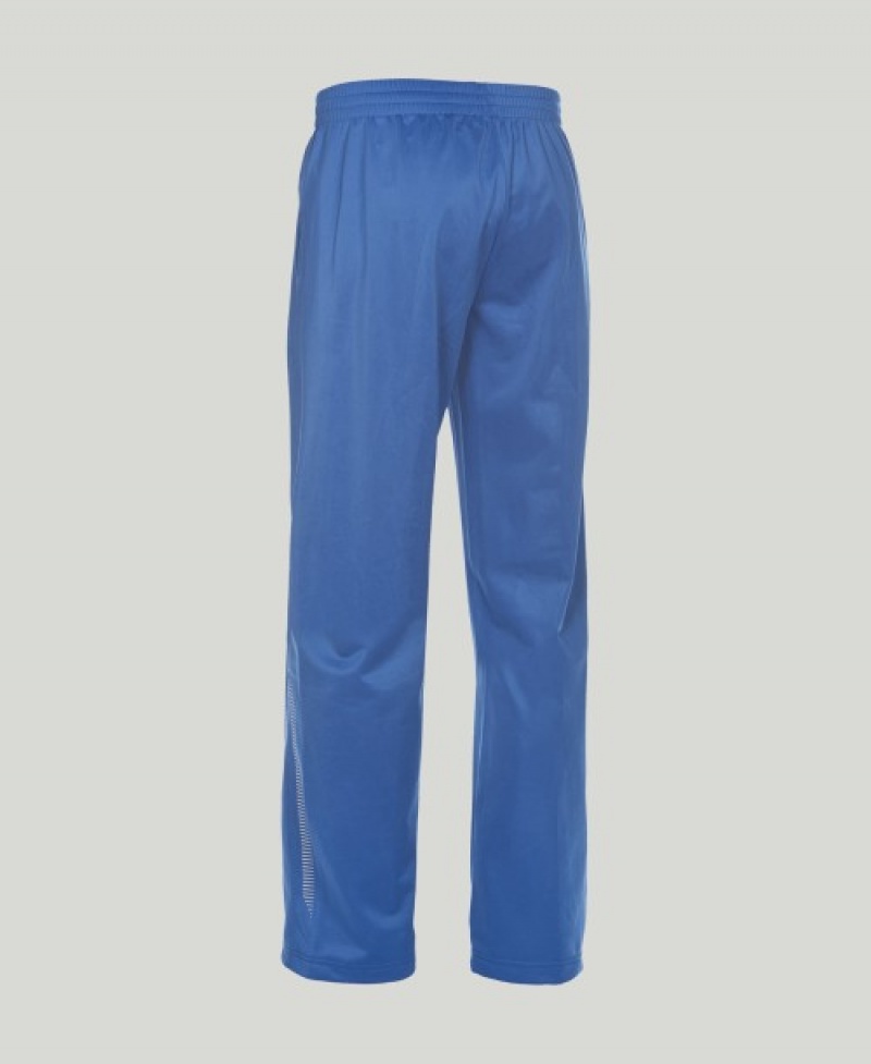 Blue Arena Team Line Knitted Poly Women's Pants | 9853905