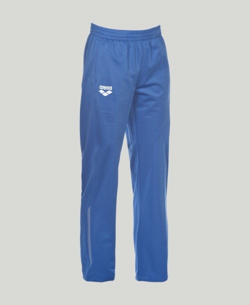 Blue Arena Team Line Knitted Poly Women's Pants | 9853905