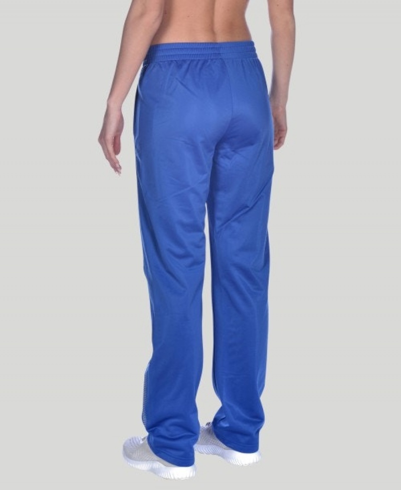 Blue Arena Team Line Knitted Poly Women's Pants | 34879057