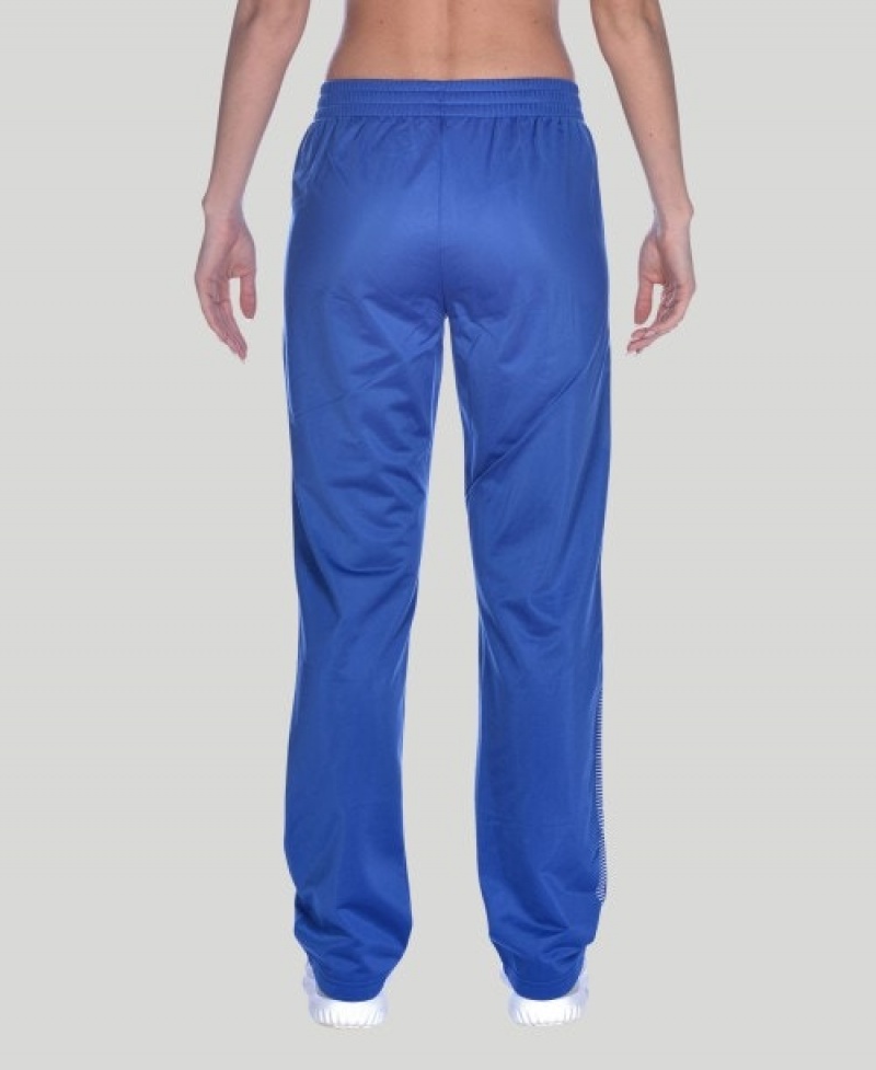 Blue Arena Team Line Knitted Poly Women's Pants | 34879057