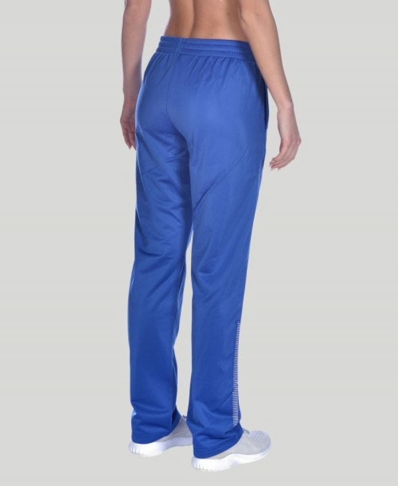 Blue Arena Team Line Knitted Poly Women's Pants | 34879057