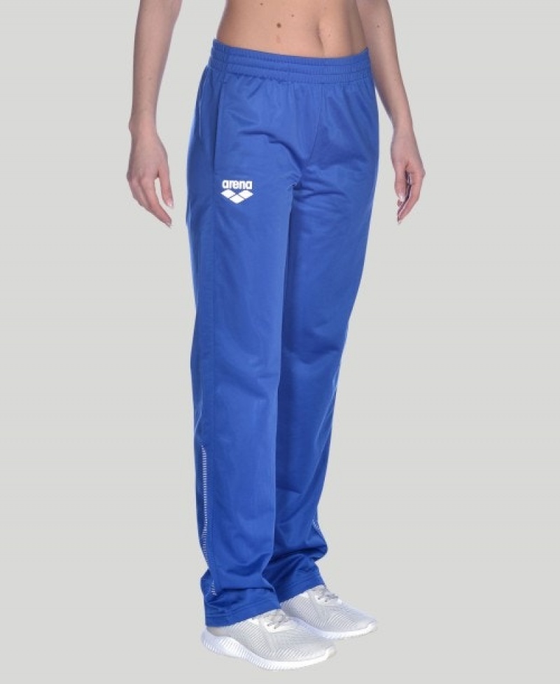 Blue Arena Team Line Knitted Poly Women's Pants | 34879057