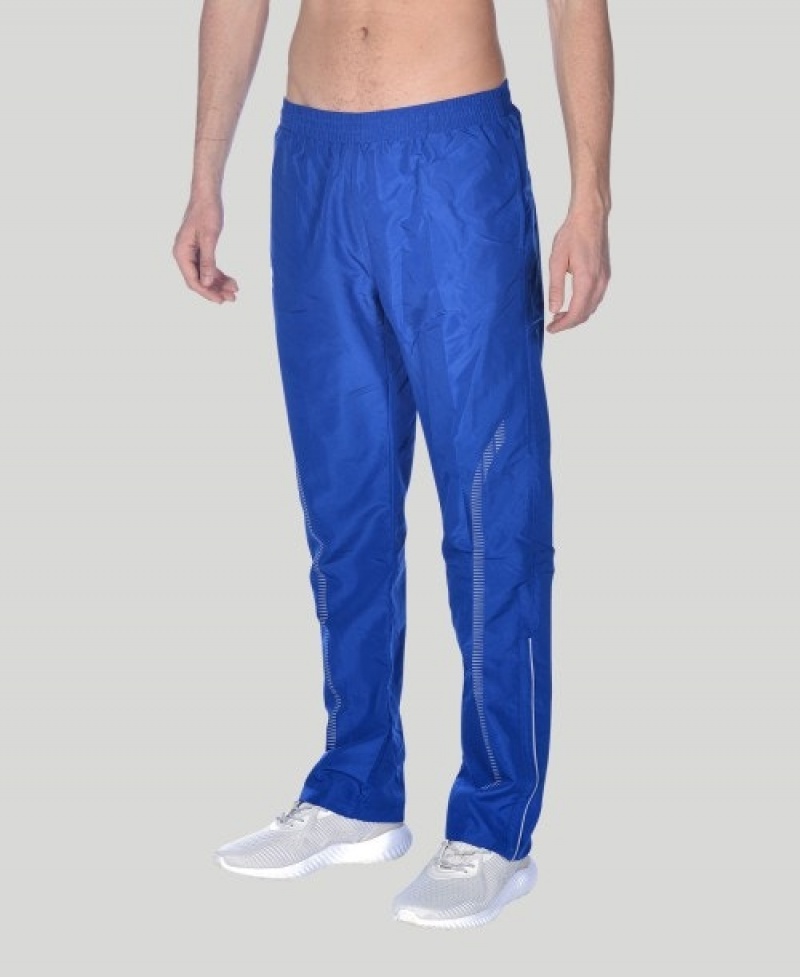 Blue Arena Team Line Warm-up Men's Pants | 65977734