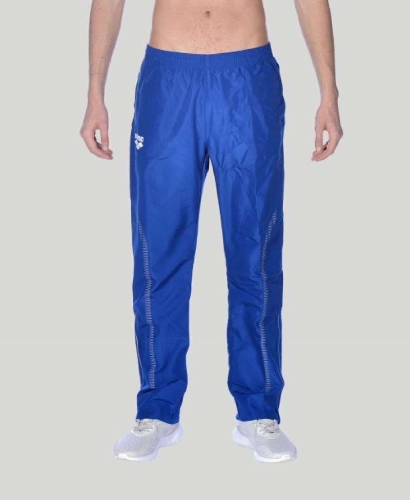 Blue Arena Team Line Warm-up Men's Pants | 65977734