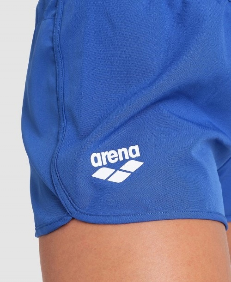 Blue Arena Team Solid Women's Shorts | 65123890