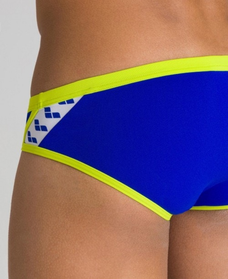 Blue Arena Team Stripe Men's Briefs | 57919992