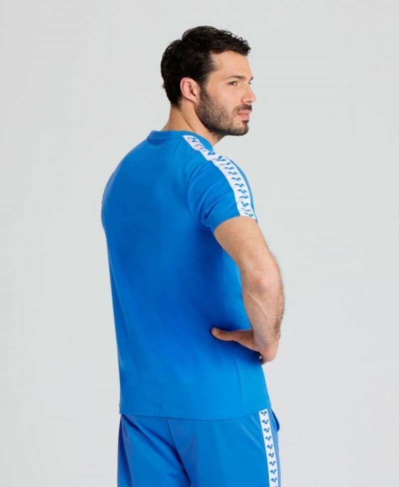 Blue Arena Team Us Men's T Shirts | 16523733