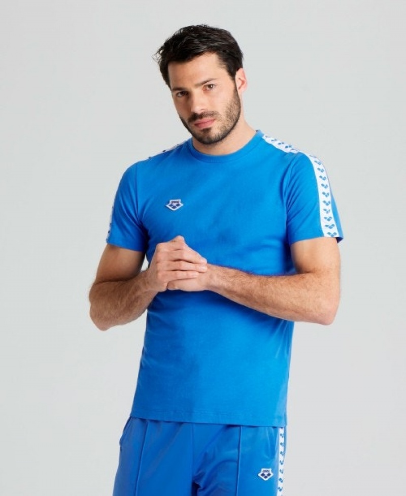 Blue Arena Team Us Men's T Shirts | 16523733