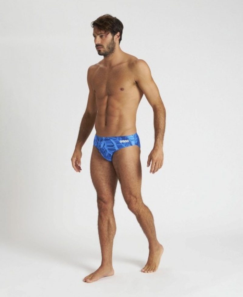 Blue Arena Tropicals Men's Briefs | 95441504