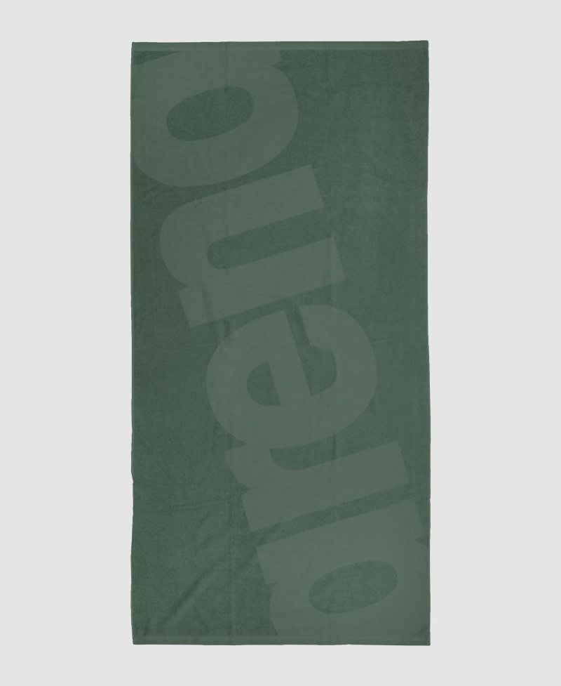 Green Arena Beach Logo Ii Men's Towels | 9305221