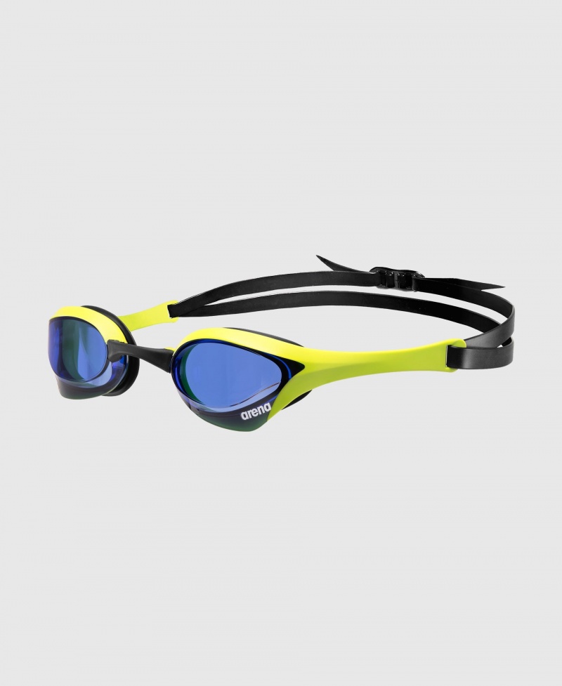 Green Arena Cobra Ultra Swipe Men's Swimming Goggles | 80763111