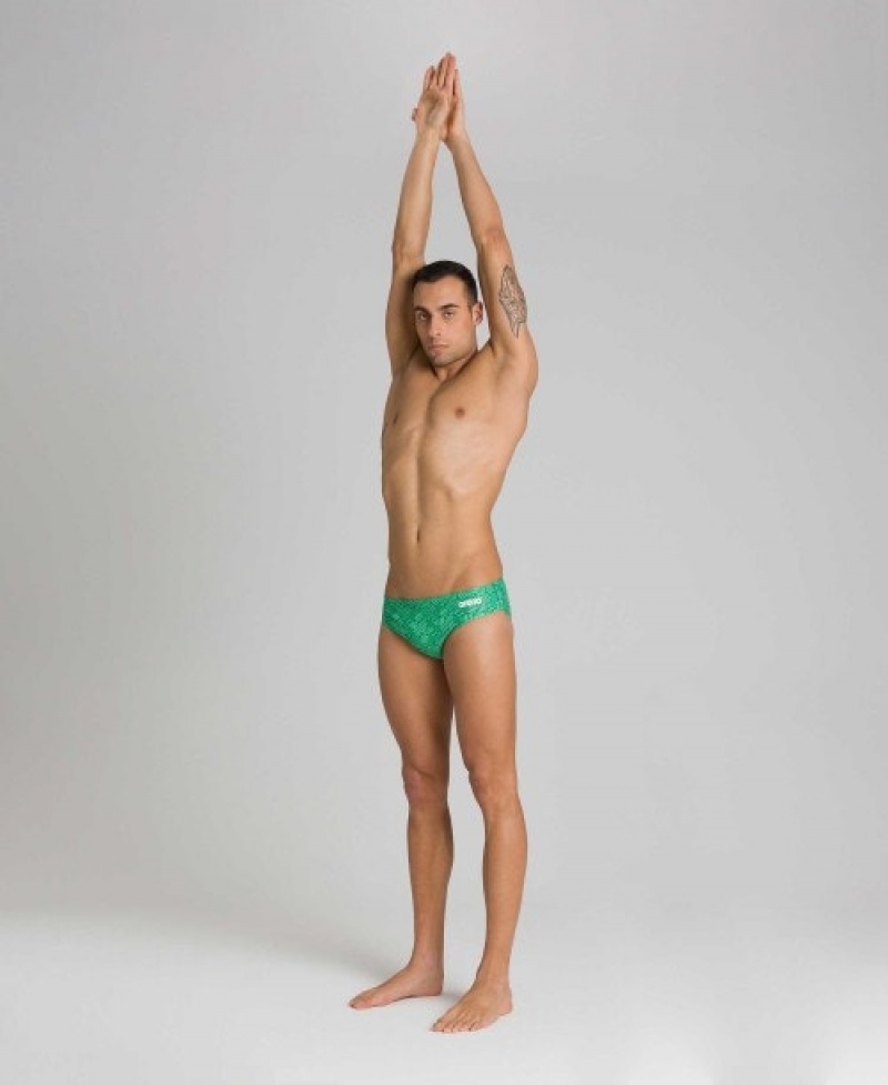 Green Arena Kikko Men's Briefs | 78322053