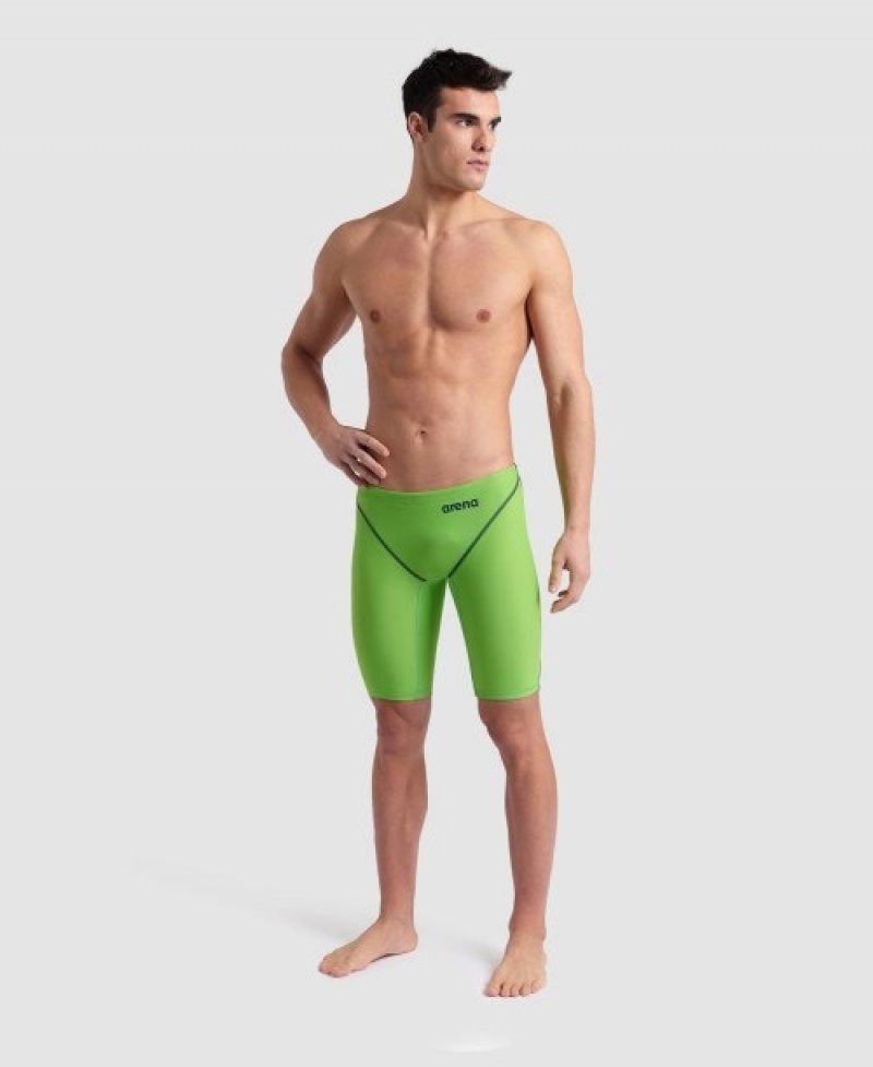 Green Arena Powerskin St Next Emerald Green Limited Edition Jammer Men's Racing Suit | 48033236