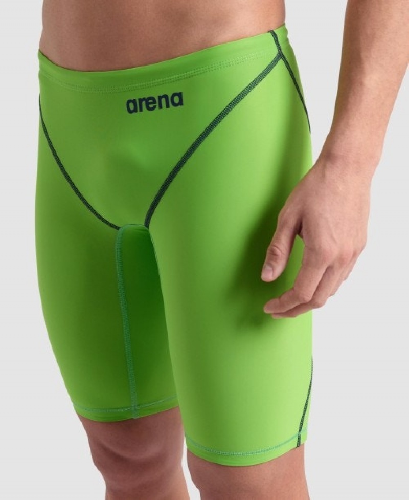 Green Arena Powerskin St Next Emerald Green Limited Edition Jammer Men's Racing Suit | 48033236