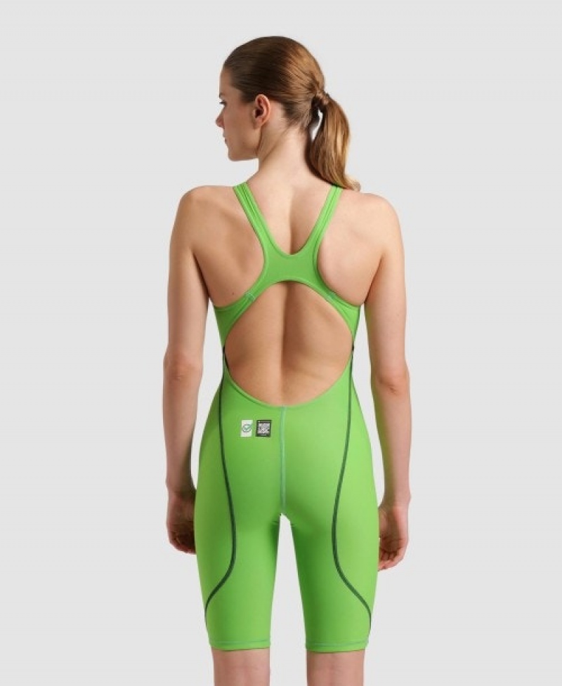 Green Arena Powerskin St Next Emerald Green Limited Edition Open Back Women's Racing Suit | 54561855