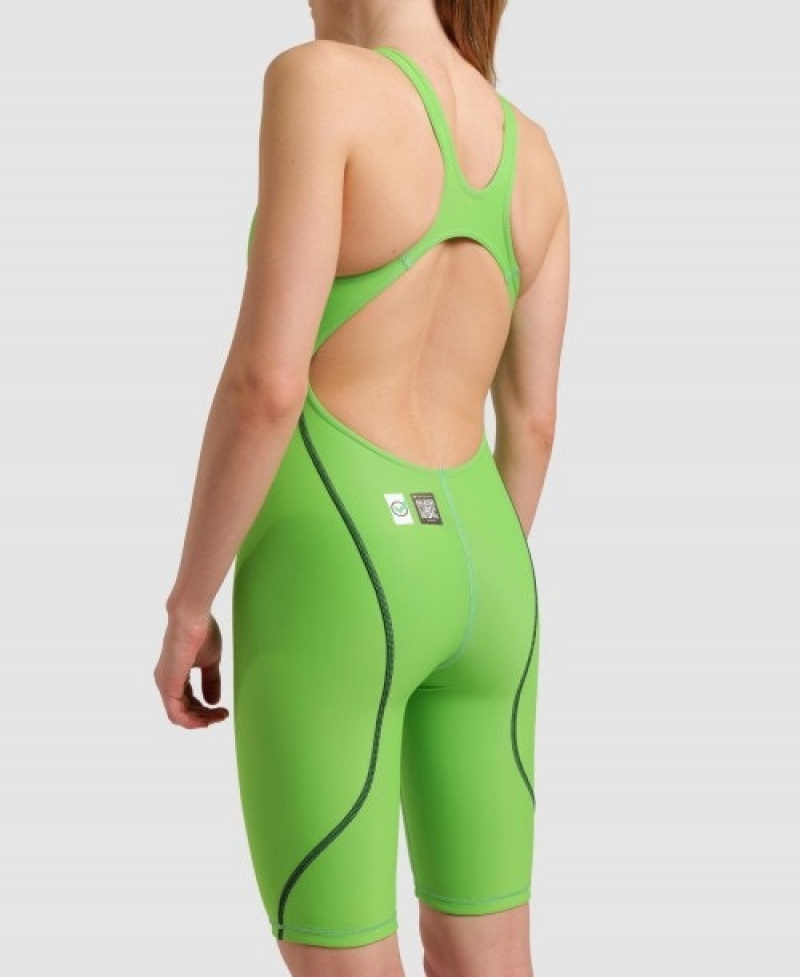 Green Arena Powerskin St Next Emerald Green Limited Edition Open Back Women's Racing Suit | 54561855