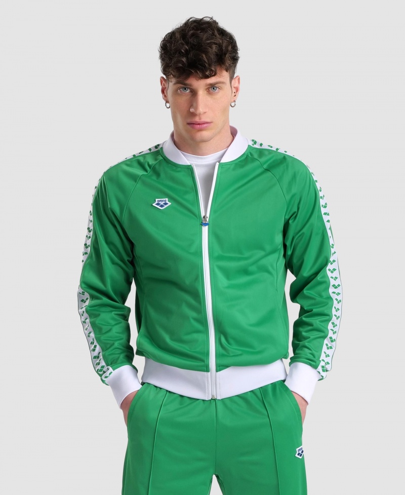 Green Arena Relax Iv Team Full-zip Men\'s Jackets | 93320625