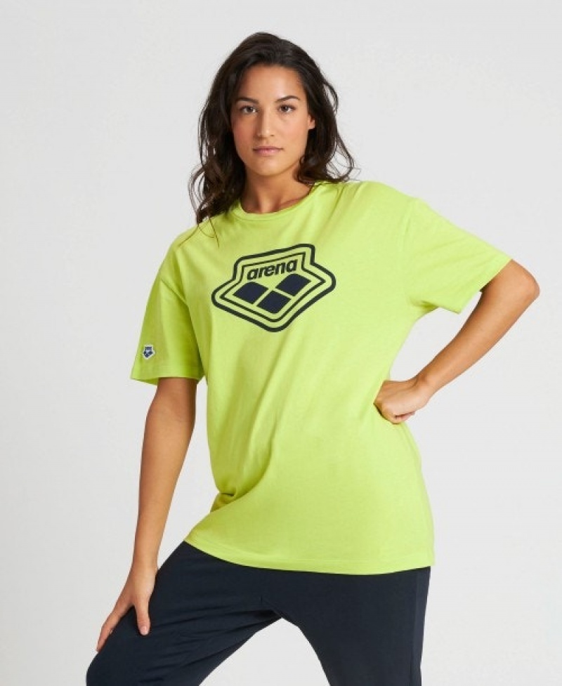 Green Arena Uni Women's T Shirts | 52212057