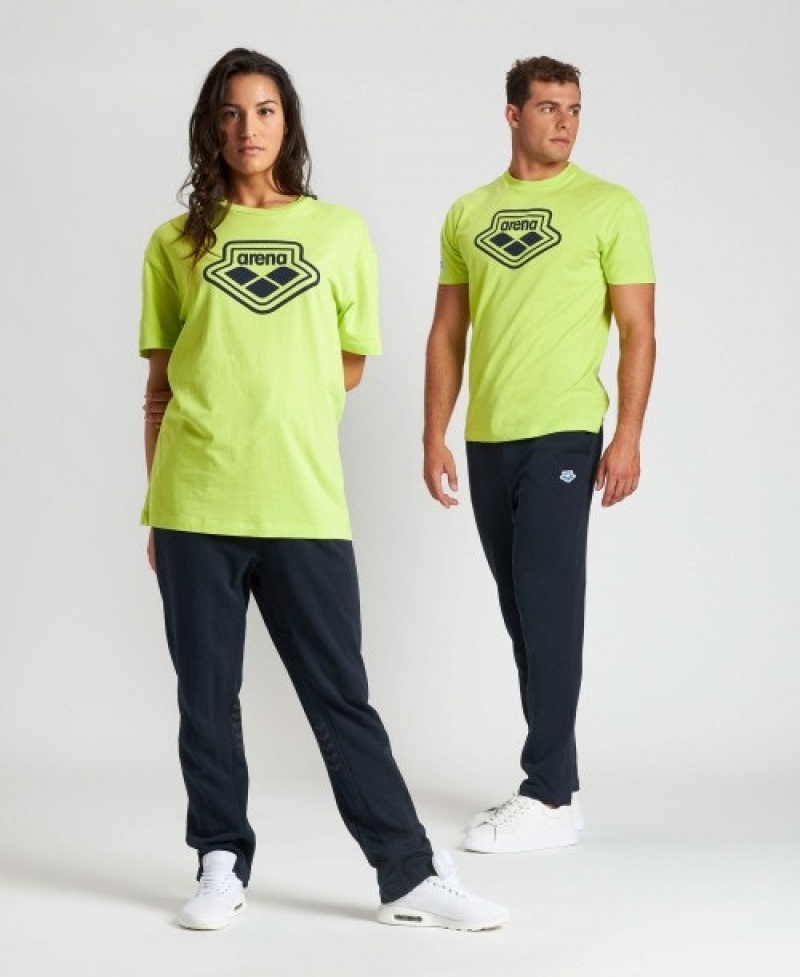 Green Arena Uni Women's T Shirts | 52212057