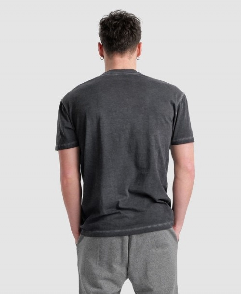 Grey Arena Icons Men's T Shirts | 92535039