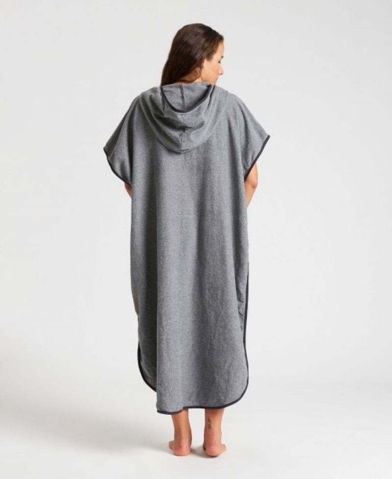 Grey Arena Icons Women's Ponchos | 13269039