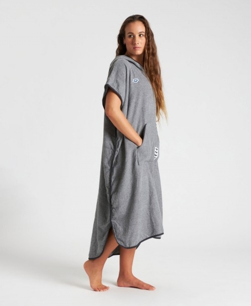 Grey Arena Icons Women's Ponchos | 13269039