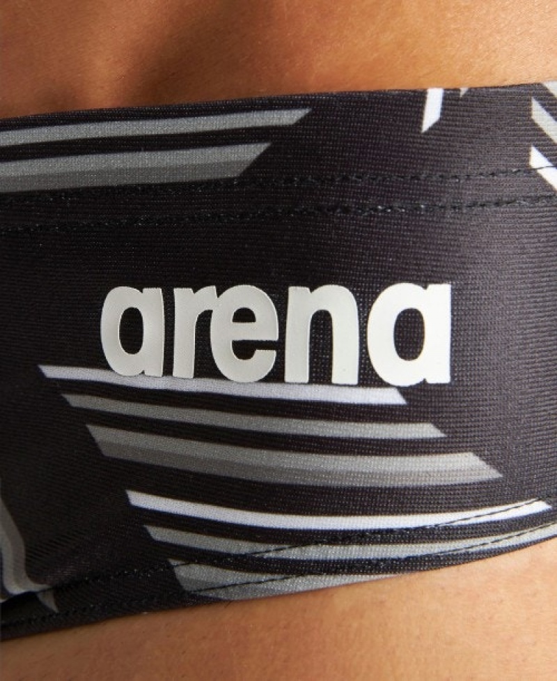 Grey Arena Puzzled Men's Briefs | 11131126