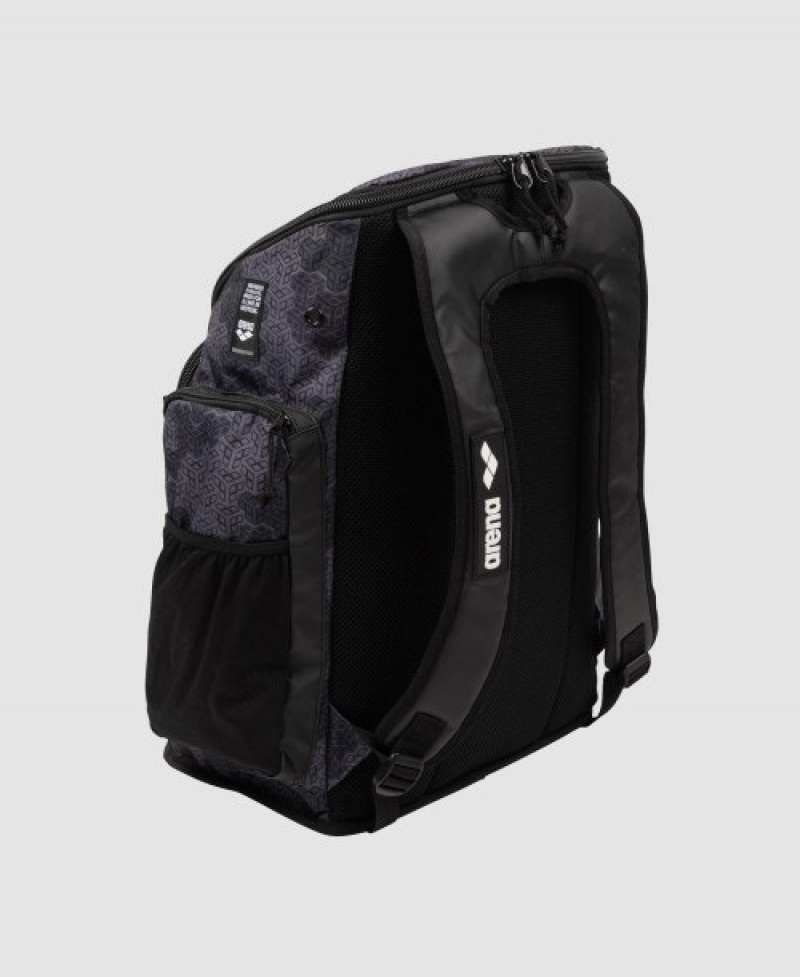 Grey Arena Spiky Iii 45 L Allover Print Men's Backpacks | 42088870