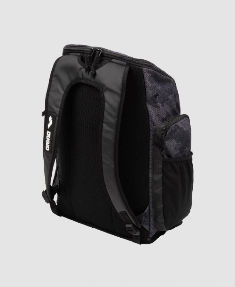 Grey Arena Spiky Iii 45 L Allover Print Men's Backpacks | 42088870