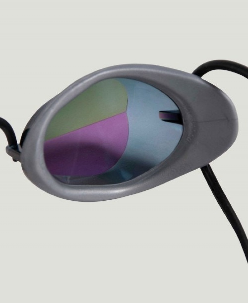 Grey Arena Swedix Mirror Men's Swimming Goggles | 90778465