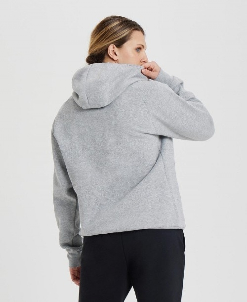 Grey Arena Team Hooded Panel Men's Sweatshirts | 25995657