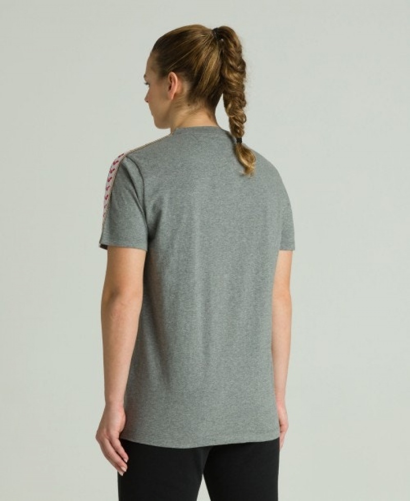 Grey Arena Team Nations Women's T Shirts | 75410604