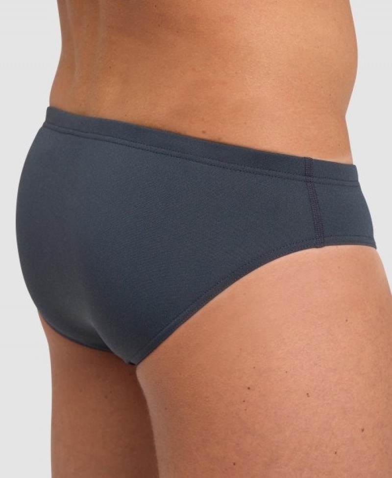 Grey Arena Team Solid Men's Briefs | 10458673