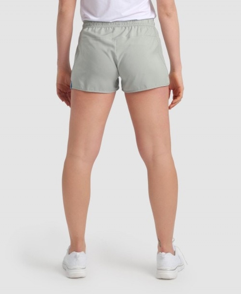 Grey Arena Team Solid Women's Shorts | 68556246