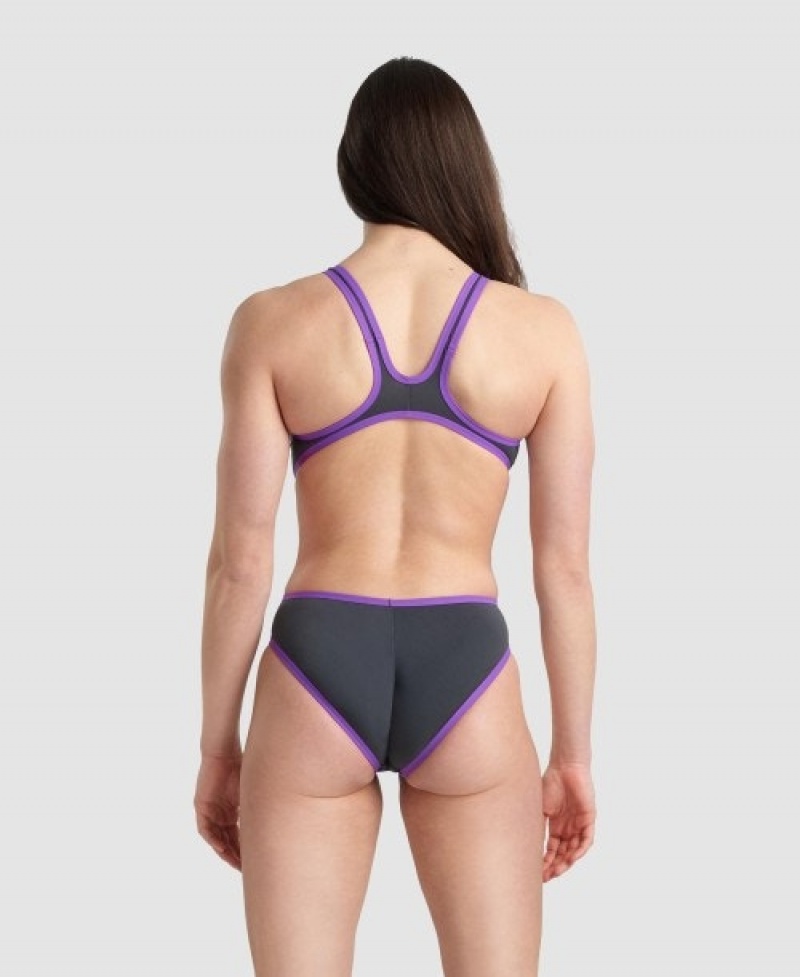 Grey Arena Thebiglogo Women's Swimsuits | 11529824