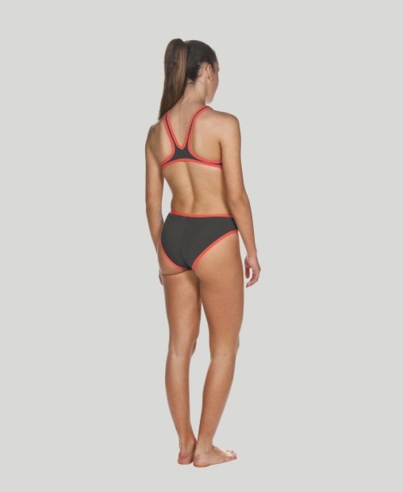 Grey Arena Thebiglogo Women's Swimsuits | 52637019