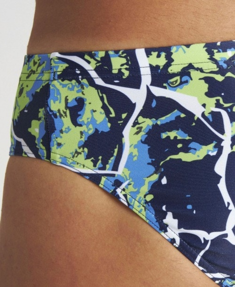 Multicolor Arena Earth Texture Men's Briefs | 80856121