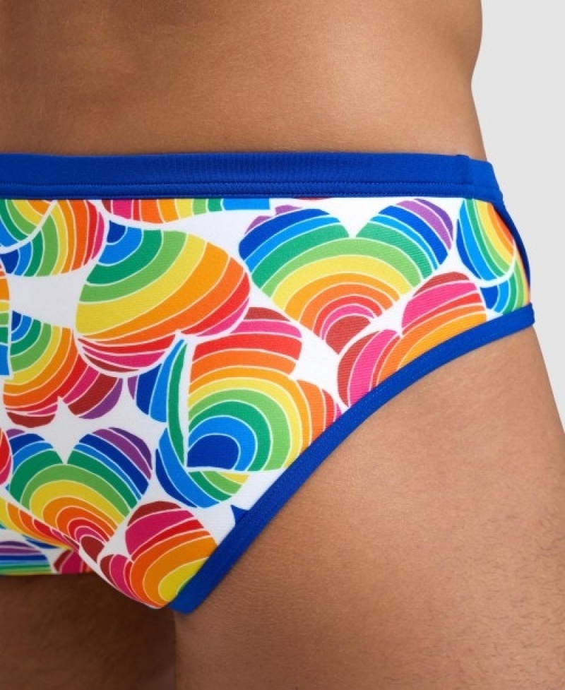 Multicolor Arena Pride Men's Briefs | 44702819