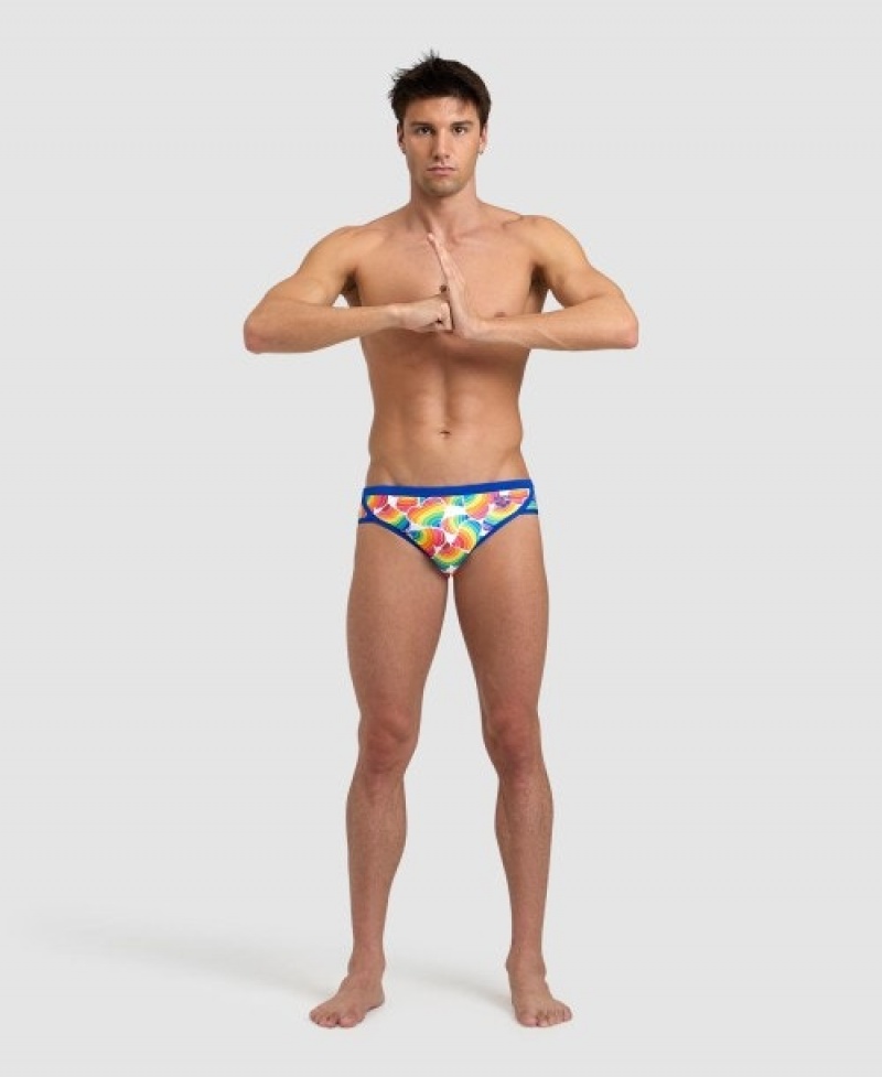 Multicolor Arena Pride Men's Briefs | 44702819