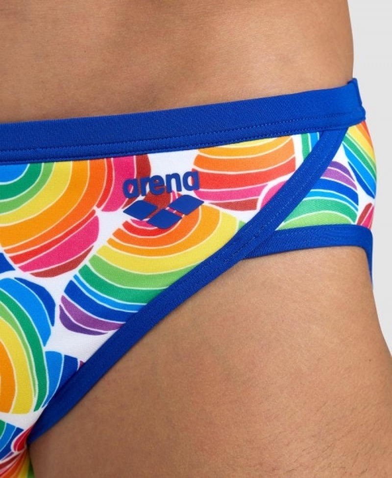 Multicolor Arena Pride Men's Briefs | 44702819