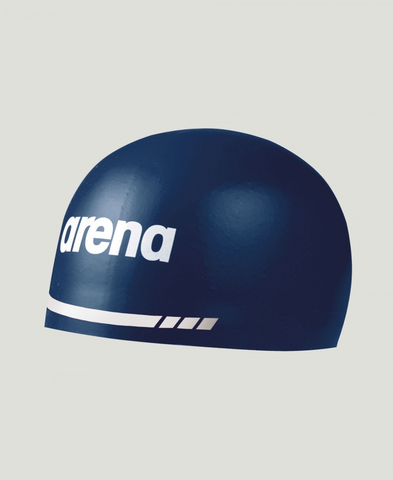 Navy Arena 3d Soft Men\'s Swim Cap | 50317114