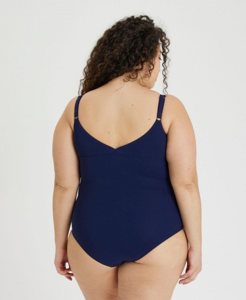 Navy Arena Bodylift Jewel Swimsuit Plus Women's Swimsuits | 11024208