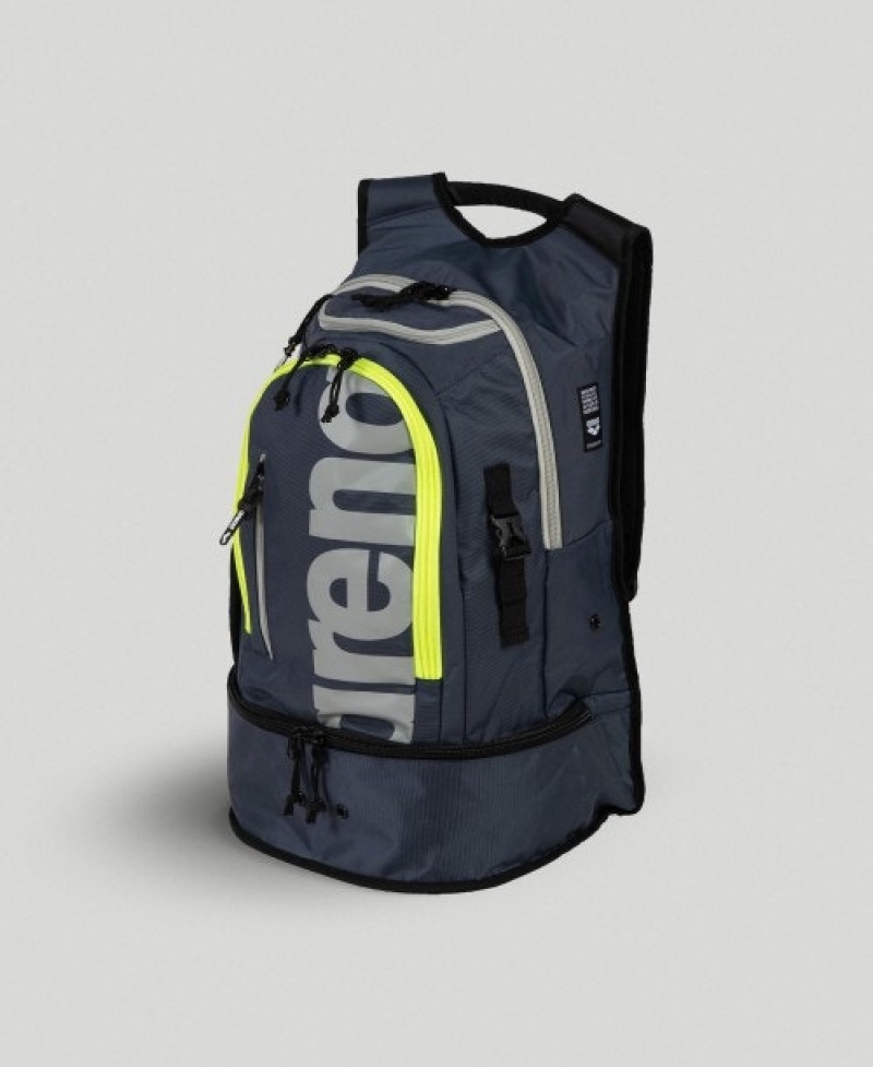 Navy Arena Fastpack 3.0 40 L Men's Backpacks | 11184216